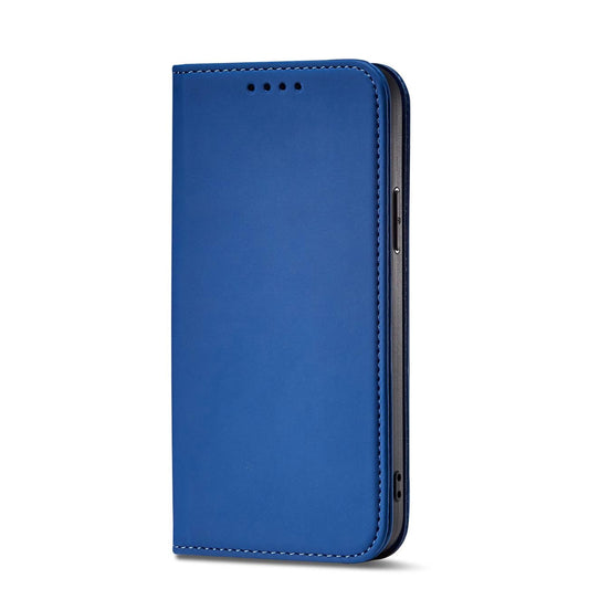 Magnetkartenhülle für iPhone 12 Pro Max Tasche Kartenetui Kartenhalter Blau