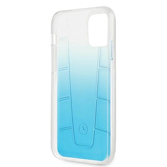 Mercedes Transparent Line Case für iPhone 12 Pro Max - Blau