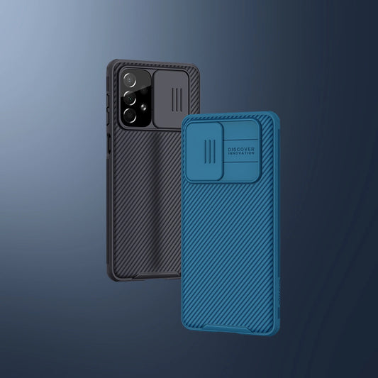 Nillkin CamShield Pro Case Gepanzerte Gehäuseabdeckung Kameraschutz für Samsung Galaxy A73 Schwarz