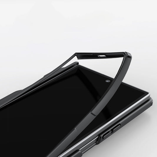 Nillkin Super Frosted Shield Fold Magnethülle für Samsung Galaxy Z Fold 7, MagSafe-kompatibel, mit S Pen Space – Schwarz