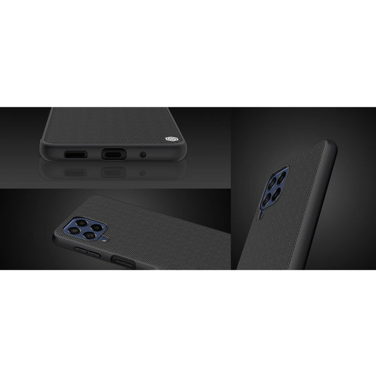 Nillkin Textured Case robuste, verstärkte Hülle mit Gelrahmen und Nylonrückseite für Samsung Galaxy M53 5G schwarz