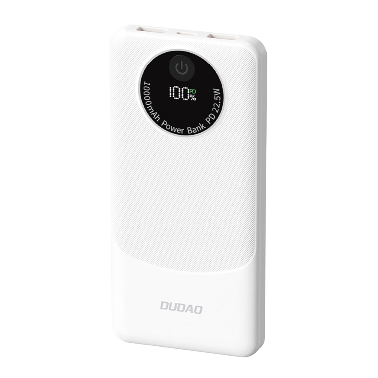 Powerbank Dudao K12 10000mAh PD22.5W USB-A, USB-C - weiß