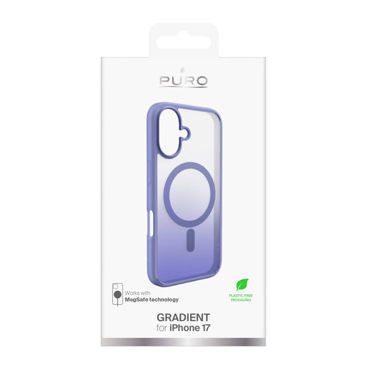 Puro Gradient TPU MagSafe Compatible Case für iPhone 17 - Pink