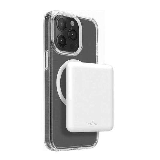 Puro Power Mag 5000 mAh Powerbank mit MagSafe USB-C – weiß