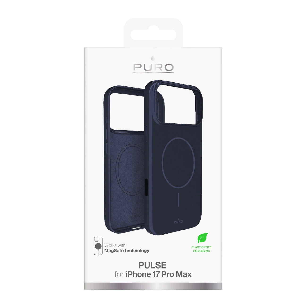 Puro Pulse iPhone 17 Pro Max Polycarbonat Schutzhülle - Dunkelblau