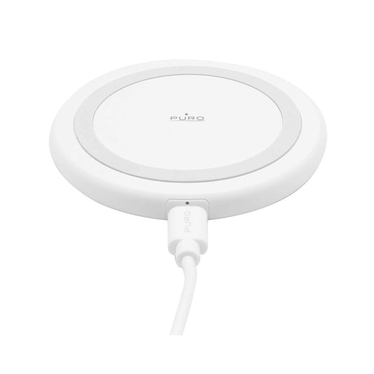 Puro kabelloses Ladegerät für Android, iPhone – weiß