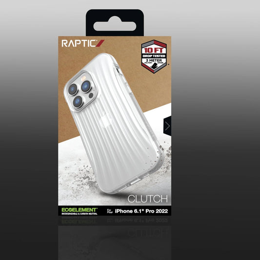 Raptic X-Doria Clutch Case iPhone 14 Pro Rückseite transparent