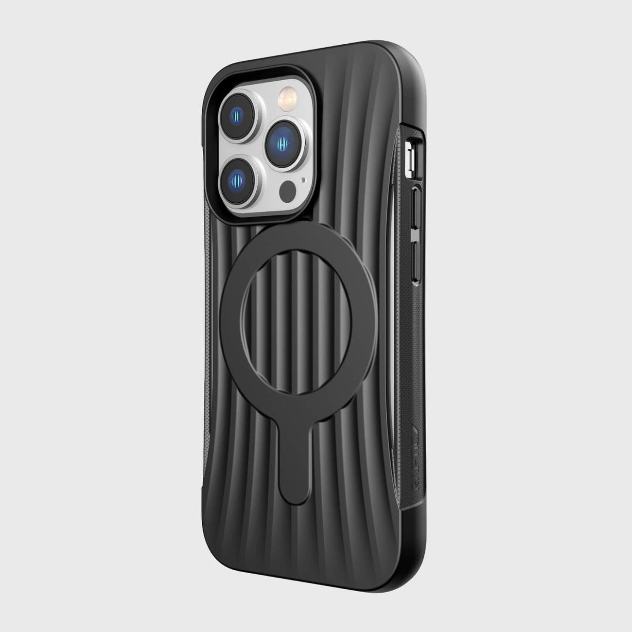Raptic X-Doria Clutch Case iPhone 14 Pro mit MagSafe Rückseite schwarz