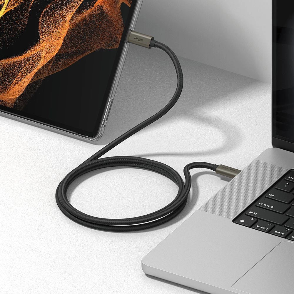 Ringke USB-C 3.2 Gen. PD240W Kabel 100cm - Schwarz