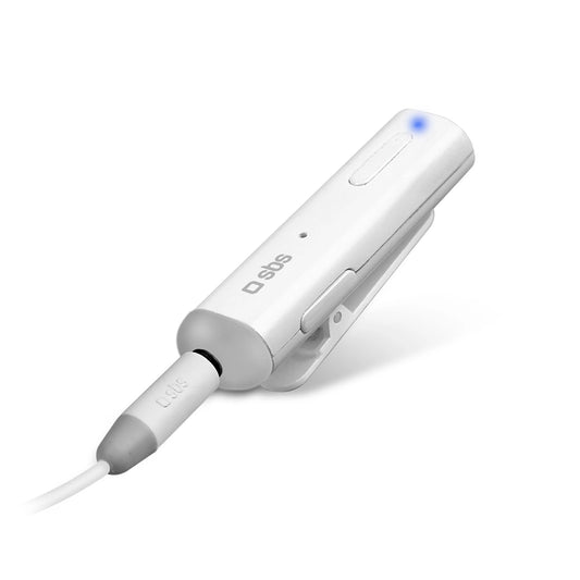 SBS TEBTRECEIVERW Bluetooth-Adapter Funkempfänger mit Stereoanlage – Grau