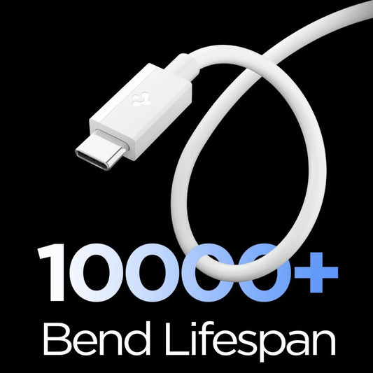 Spigen EB6010AC USB-A / USB-C 60W Kabel 100 cm - Weiß
