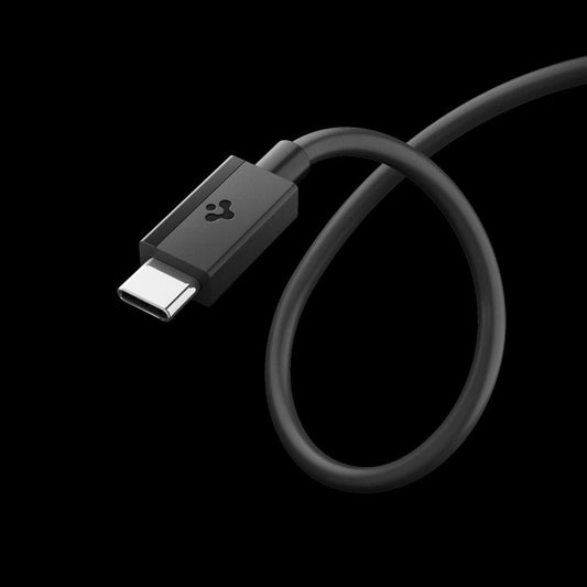 Spigen EB6020CC 60W Kabel + USB-C / USB-C Kabel 200 cm - Schwarz