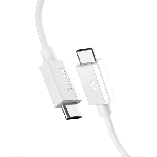 Spigen EB6020CC 60W Kabel + USB-C / USB-C Kabel 200 cm - Weiß