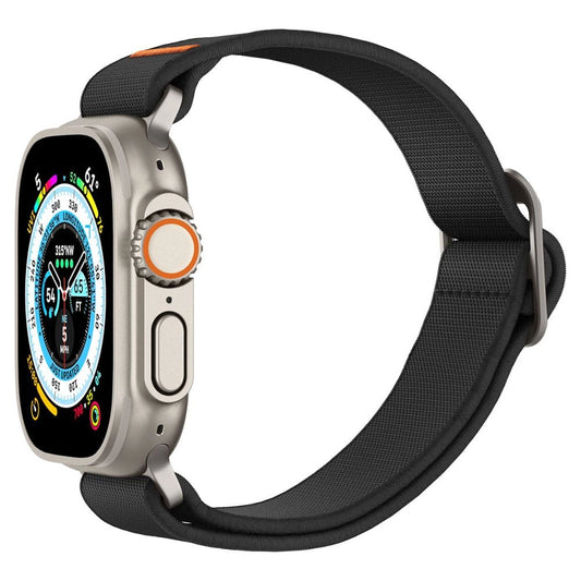 Spigen Fit Lite Ultra Armband für Apple Watch 4/5/6/7/8/9/SE/Ultra (42/44/45/49 mm) – Schwarz