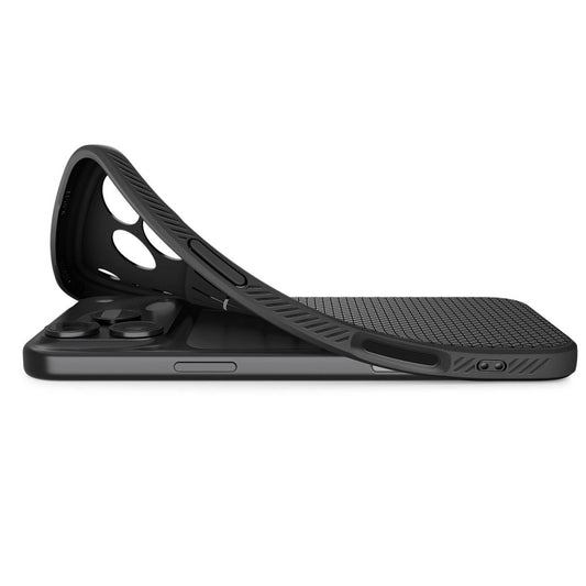Spigen Liquid Air Case für iPhone 17 Pro - Mattschwarz