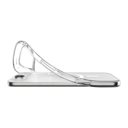 Spigen Liquid Crystal MagSafe Case für iPhone 17 Air - Klar und Weiß