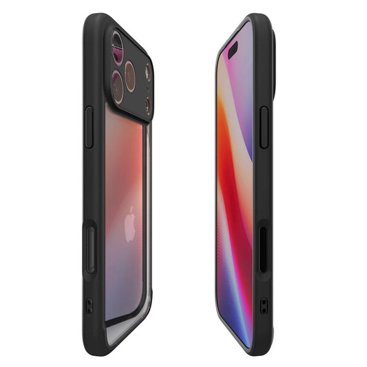 Spigen Ultra Hybrid Case für iPhone 17 Pro - Mattschwarz
