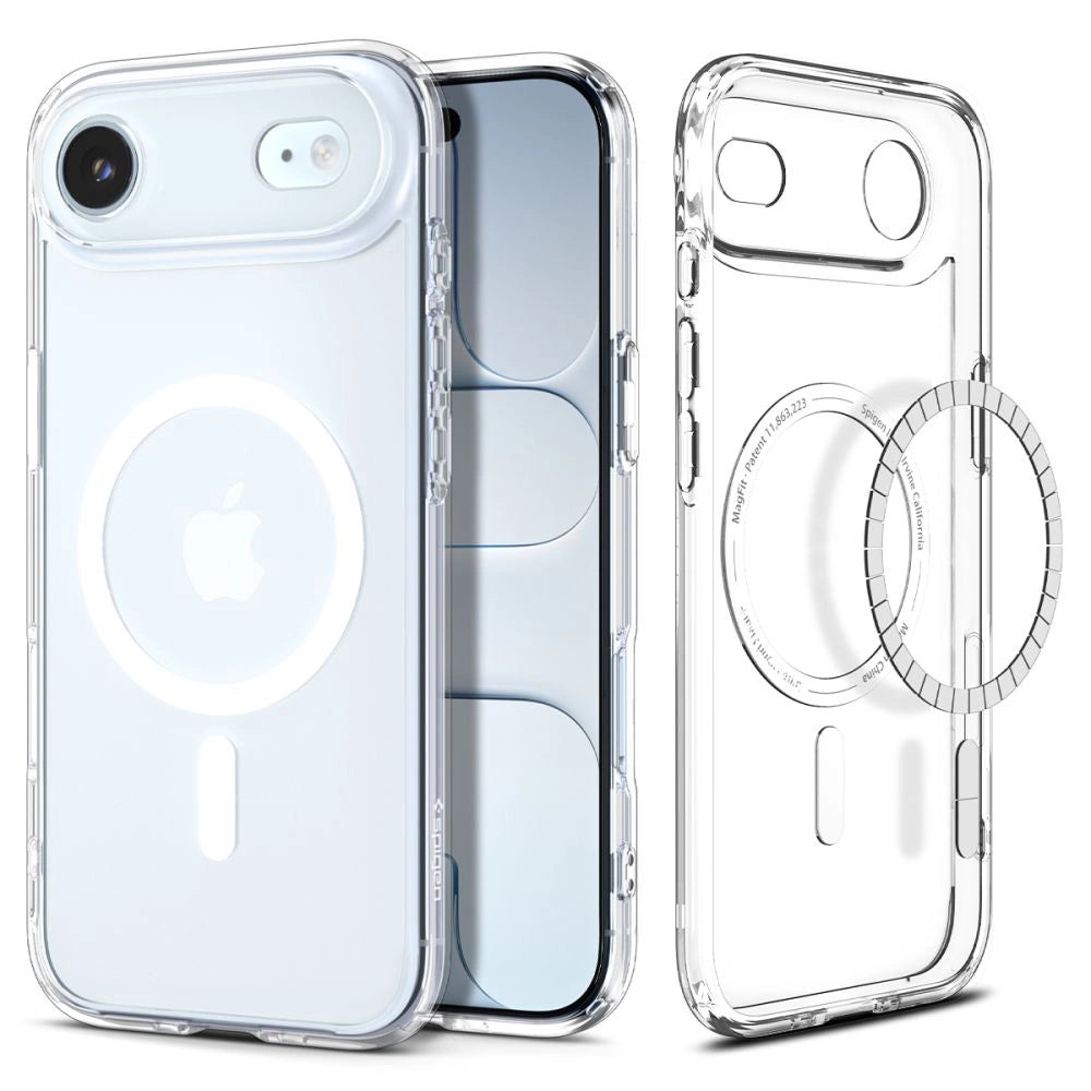 Spigen Ultra Hybrid MagSafe Case für iPhone 17 Air - Klar und Weiß