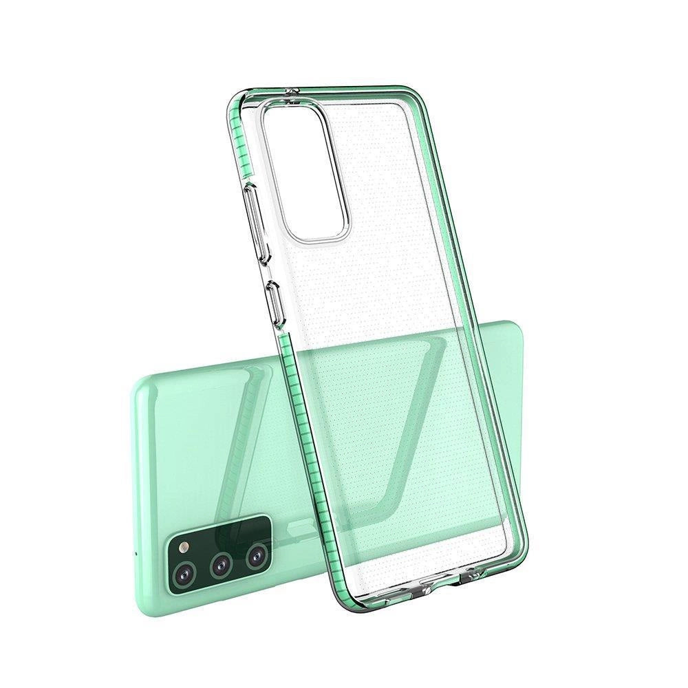 Spring Case Silikon Gel Handyhülle Schutzhülle für Samsung Galaxy A02s EU schwarz