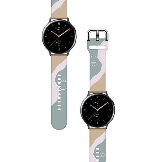 Strap Moro für Samsung Galaxy Watch 45 / 46 / 47 mm Silikonarmband Uhrenarmband - Muster 17