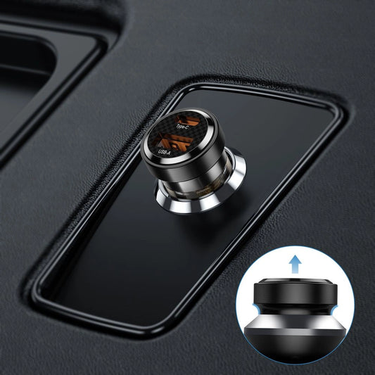 Tech-Protect CC30W Autoladegerät USB-C PD 30W / USB-A QC 3.0 - Schwarz