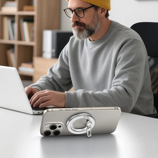 Tech-Protect MMR600 Magsafe Telefonringhalter - Silber