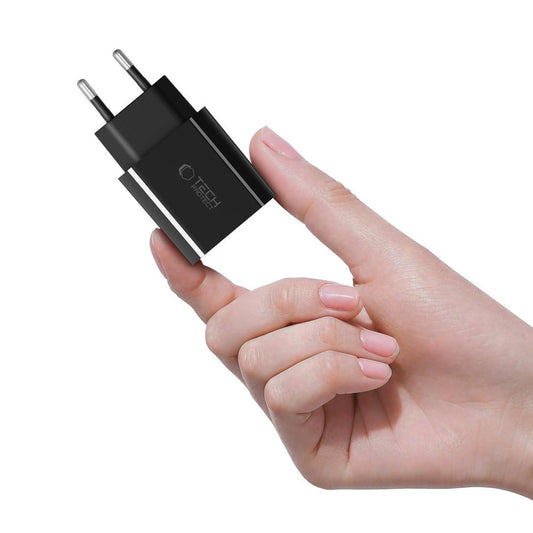 Tech-Protect NC20W USB-C 1-Port PD20W Wandladegerät - Schwarz