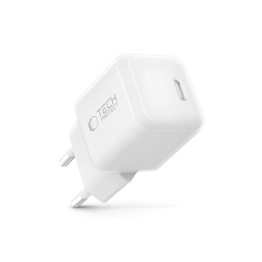 Tech-Protect NCM25 USB-C PD 25W Wandladegerät - Weiß
