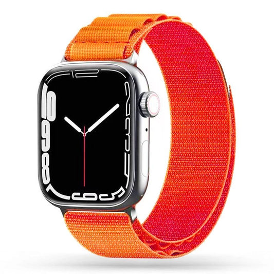 Tech-Protect Nylon Pro Armband für Apple Watch 4 / 5 / 6 / 7 / 8 / 9 / SE / Ultra 1 / 2 (42/44/45/49 mm) – Orange