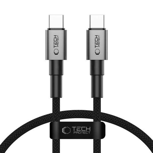 Tech-Protect UltraBoost DNA USB-C PD100W/5A Kabel 25 cm – grau