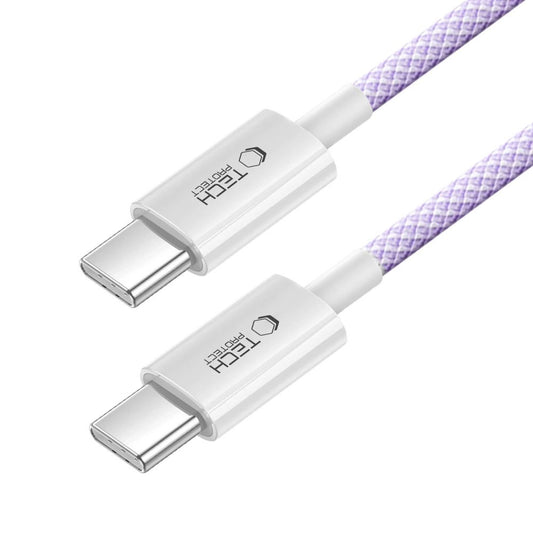Tech-Protect Ultraboost Lite USB-C PD60W/3A Kabel 1m - Lila