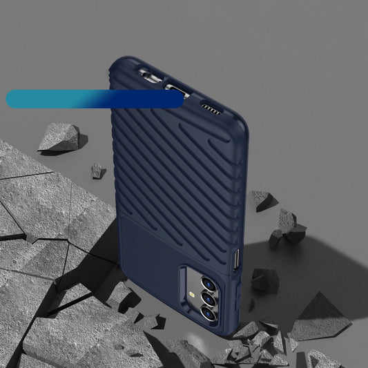 Thunder Case Flexibel Robuste Panzer Handyhülle TPU Schutzhülle für Samsung Galaxy A13 5G blau