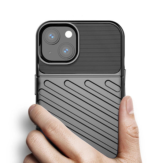 Thunder Case Flexibel Robuste Panzer Handyhülle TPU Schutzhülle für iPhone 13 mini schwarz