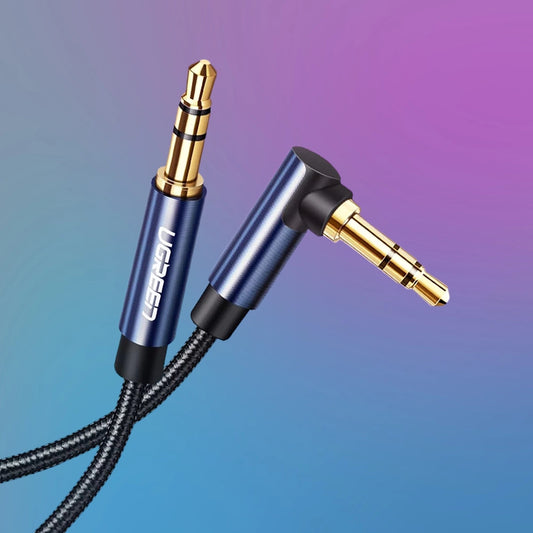 Ugreen Audiokabel 2 x Miniklinke 3,5 mm 0,5 m blau (AV112)