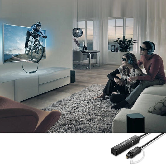 Ugreen Bluetooth 4.2 Sender Toslink Wireless Audio Adapter schwarz (50213 CM150)