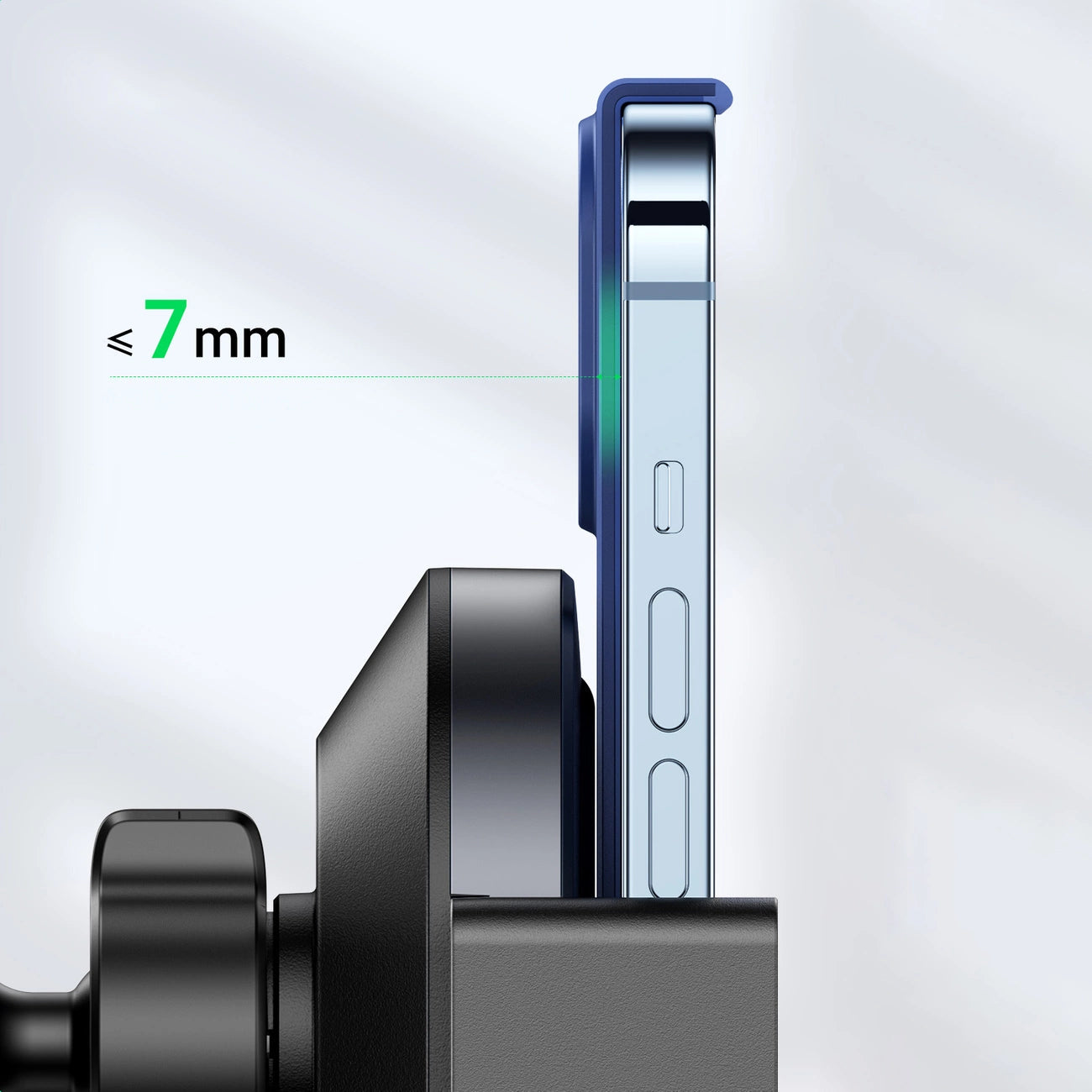 Ugreen Car Qi Wireless Charger 15W Autotelefonhalterung am Lüftungsgitter Schwarz (40118 CD256)