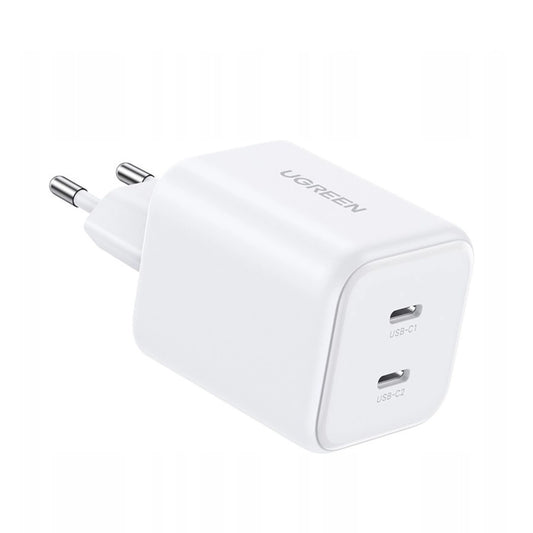 Ugreen GaN 45W 2xUSB-C Ladegerät – Weiß