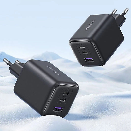 Ugreen GaN 45W X527 Ladegerät 2x USB-C + USB-A - Schwarz
