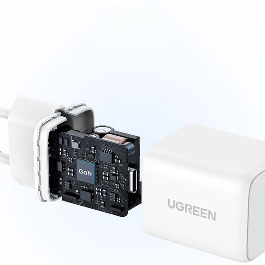 Ugreen Nexode N Series X512 20W GaN 1x USB-C Wandladegerät - Weiß