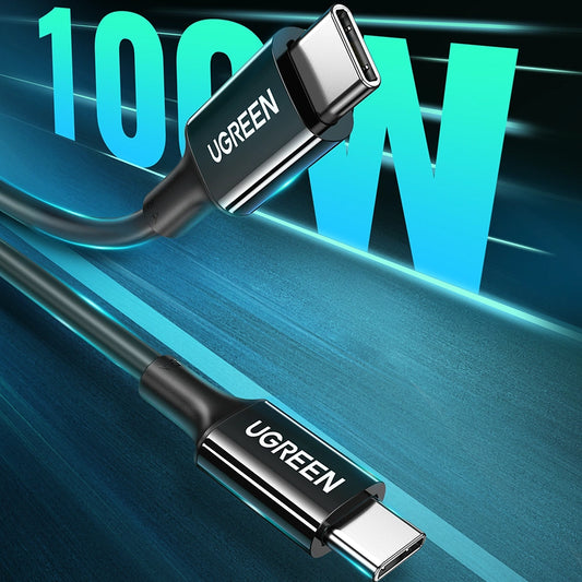Ugreen US300 USB-C / USB-C 480 Mbit/s 5 A 2 m Kabel – Schwarz