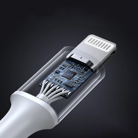 Ugreen US304 70523 USB-C/ Lightning MFi-Kabel 1 m – Silber