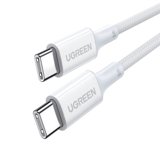 Ugreen US557 USB-C / USB-C PD-Kabel 100 W 1,5 m – weiß