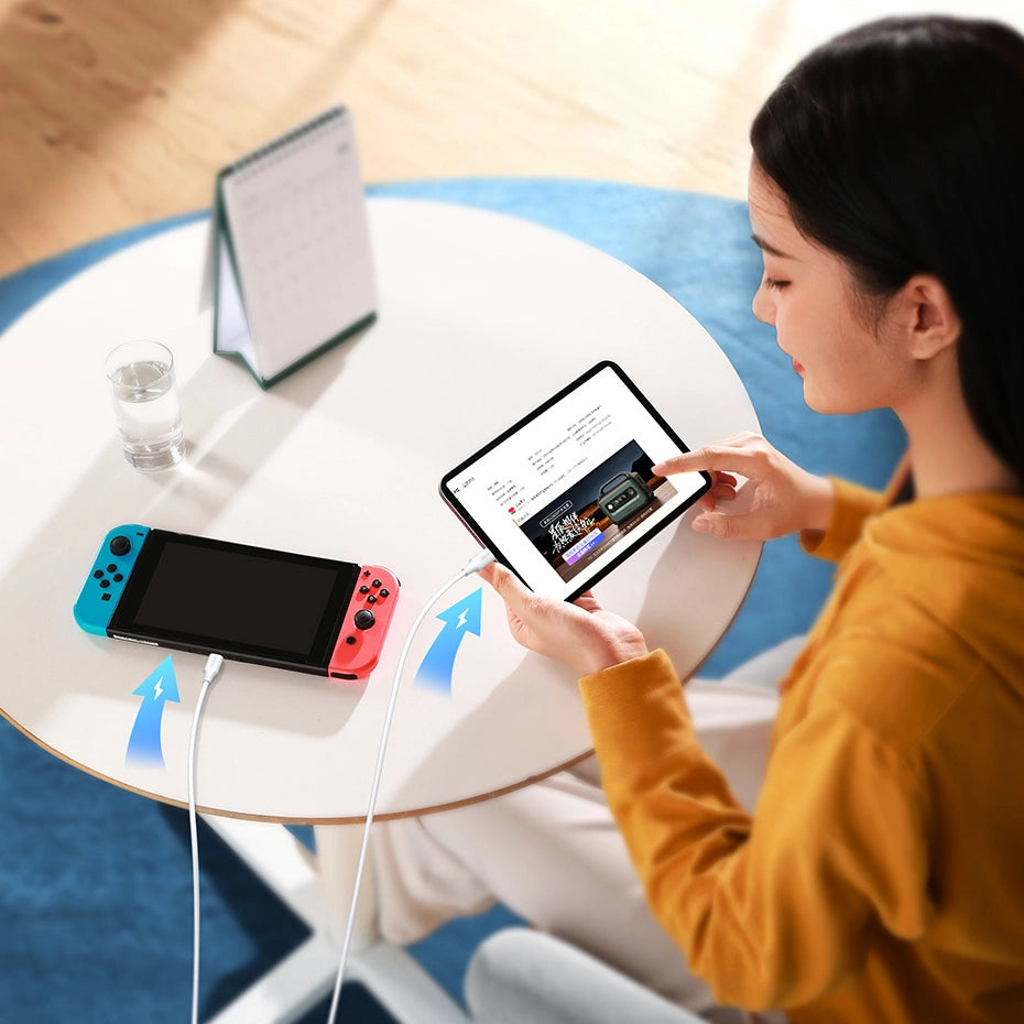 Ugreen US562 USB-C / USB-C PD-Kabel 100 W 2 m – weiß