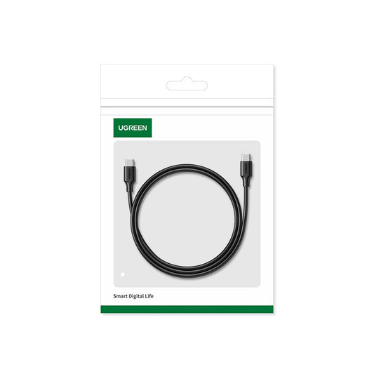 Ugreen US562 USB-C – USB-C PD QC-Kabel 100 W 5 A 480 Mbit/s 1,5 m – Schwarz