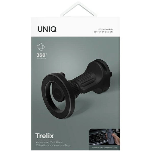 Uniq Trelix Car magnetischer Autohalter für Lüftungsschlitze – schwarz