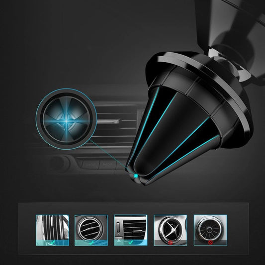 Wozinsky Magnetischer Kühlergrillhalter Schwarz (WMH-04)