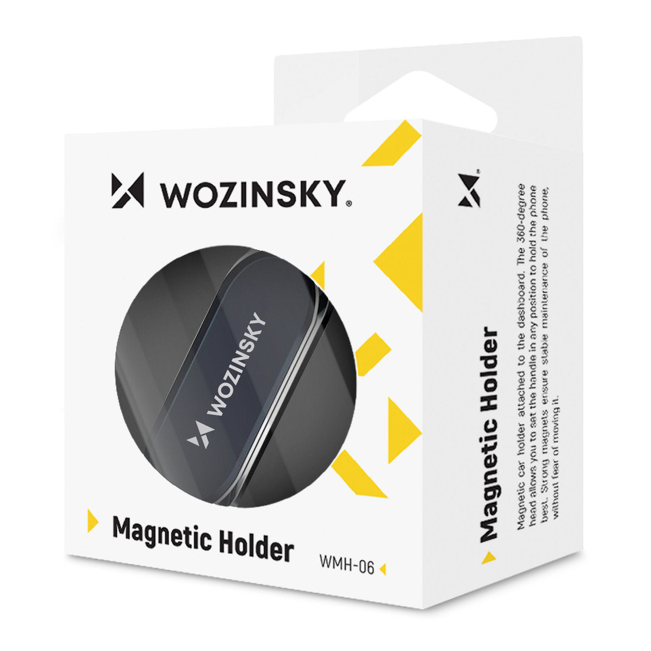 Wozinsky magnetische 360-Grad-Armaturenbretthalterung Silber