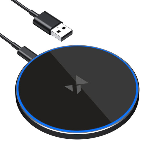 Wozinsky WLI-01Y 15W Qi Induktives Ladegerät mit USB-C Kabel - Schwarz