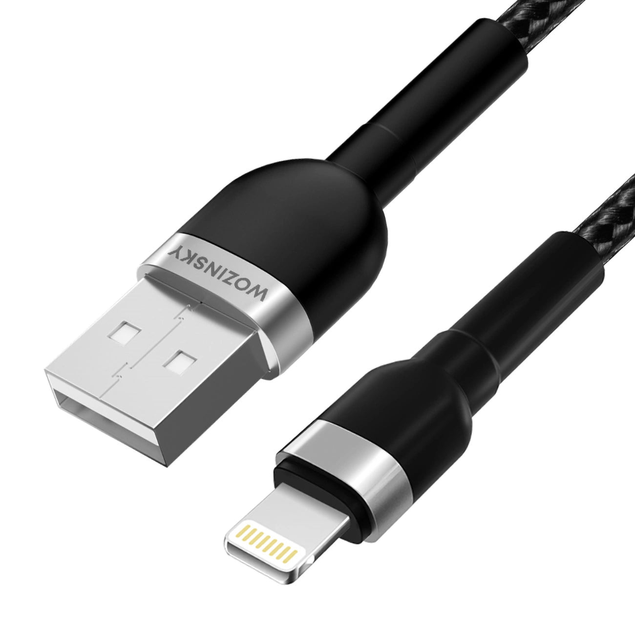 Wozinsky WNBAL1 USB-A / Lightning 2,4A Kabel 1 m - Schwarz