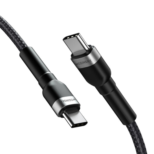 Wozinsky WNBCC2 USB-C / USB-C PD 65W Kabel 2 m - Schwarz
